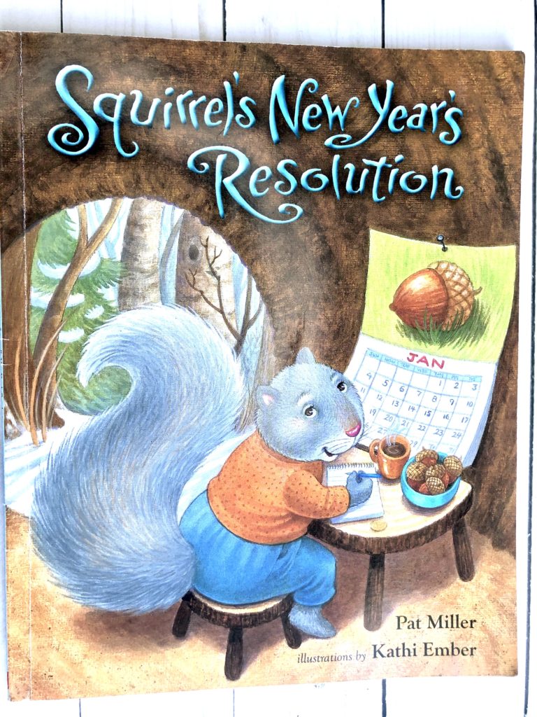Squirrel's New Year's Resolution book