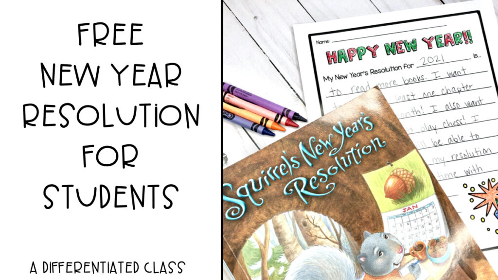 free new year resolution for students title image